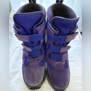 LL Bean Primaloft Purple Boots Girls Size 6, Women 8